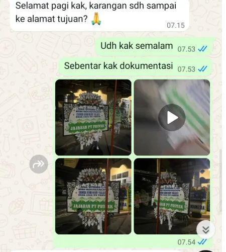 Pengiriman Papan Bunga Selamat Gunungsari Batangan