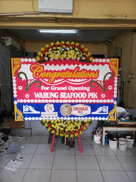 Papan Bunga Ucapan Selamat Gunungsari Batangan